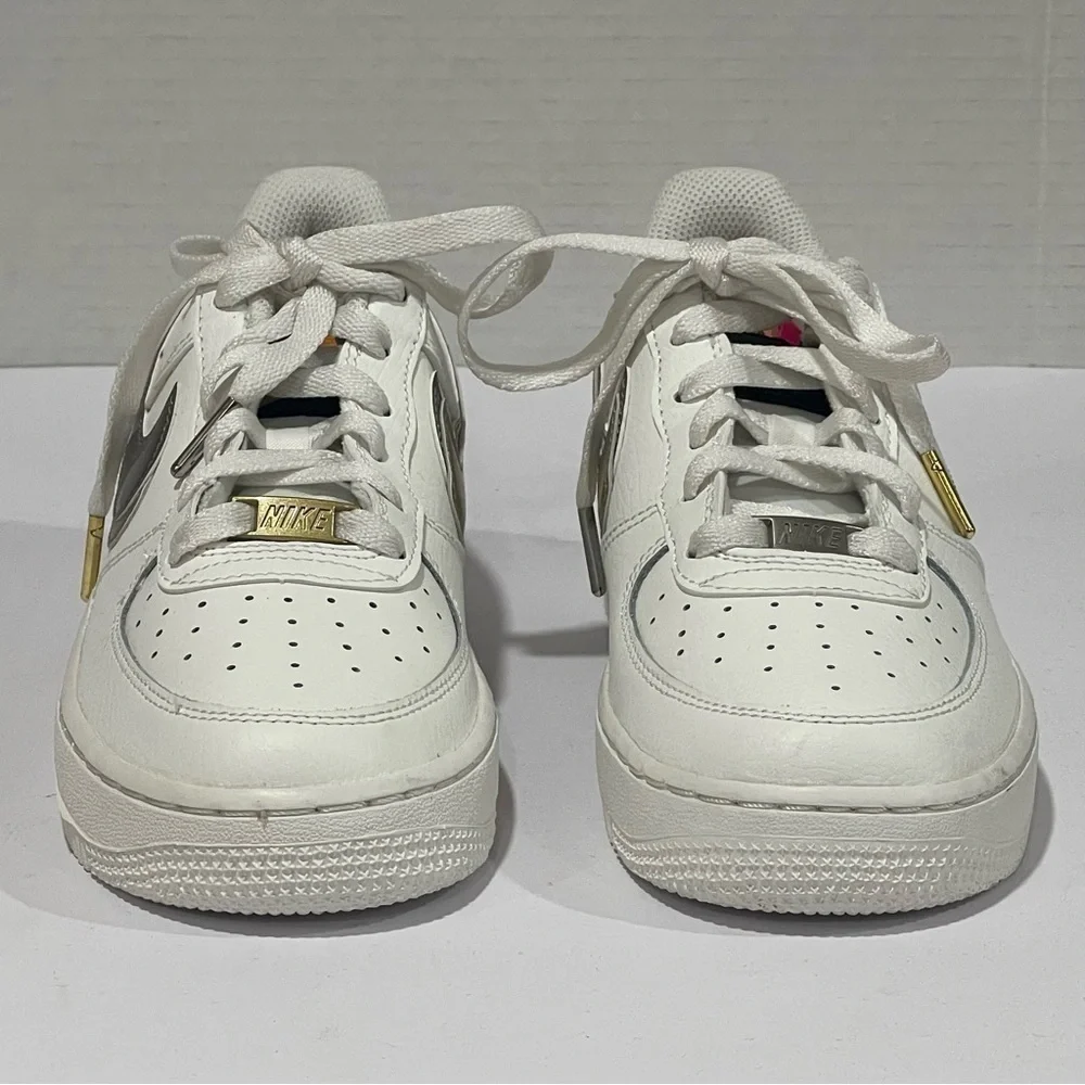 Nike Girls Air Force 1 LV8 Casual Shoes (DH9595-001) Youth - White Sz 6